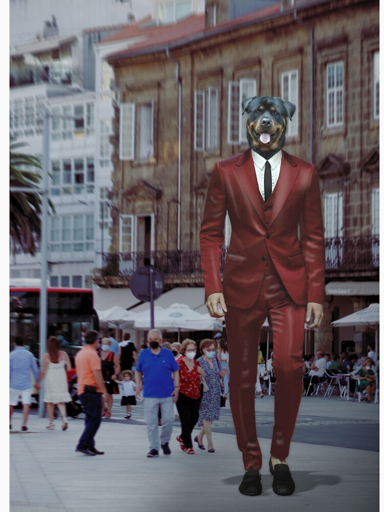 Doggy fashion red by Tony Vazquez