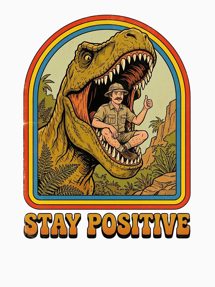 Stay Positive Vintage Retro by ACHIZ