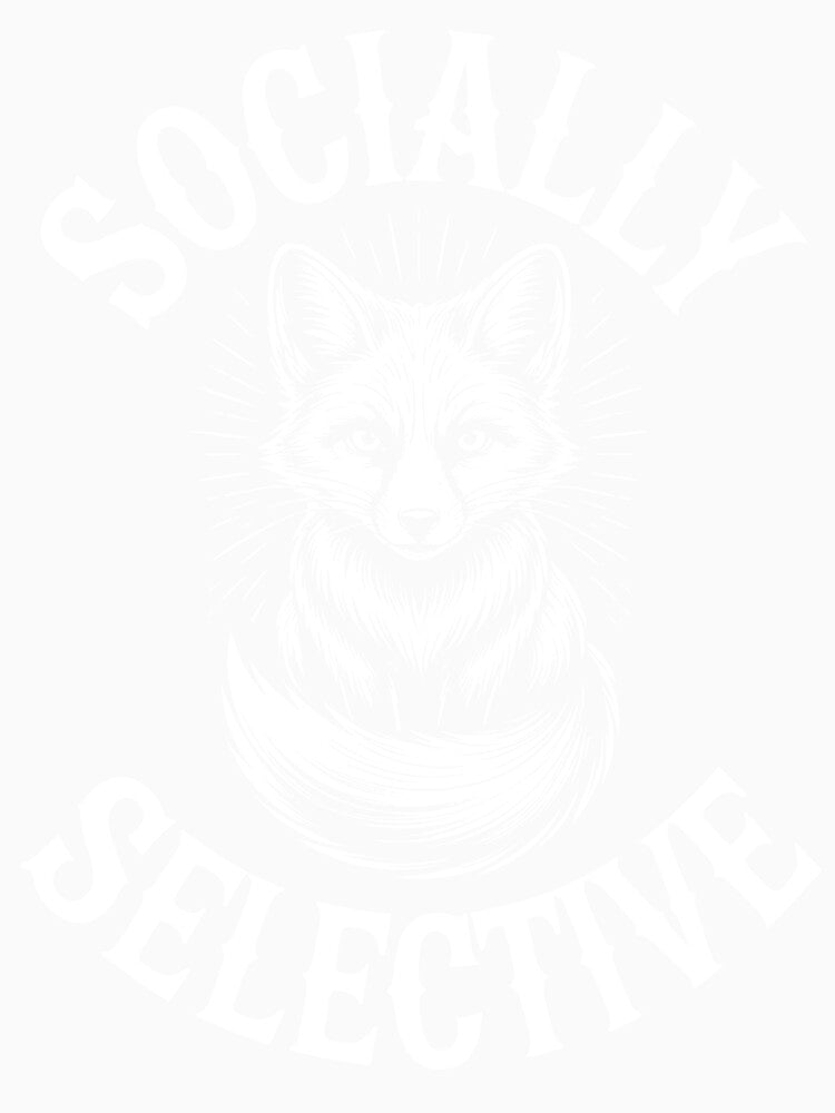 Socially Selective Calm Ambivert Fox Energy by NaturEdeN