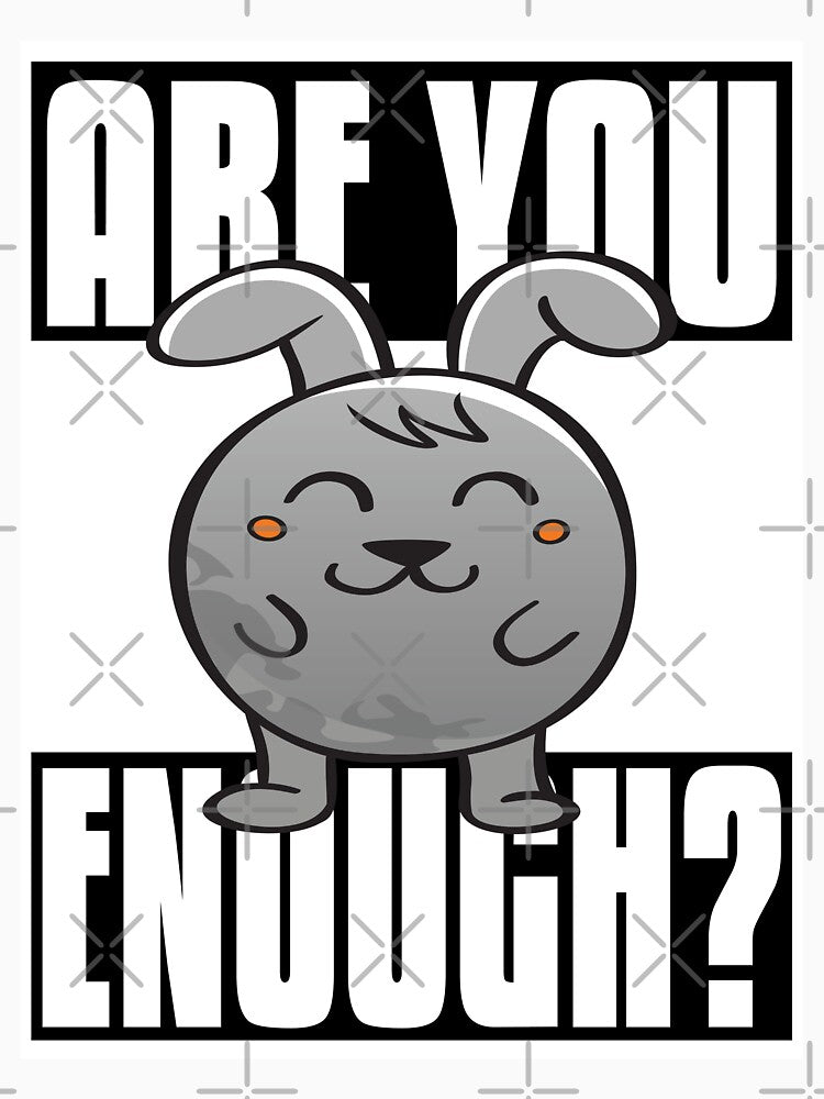 Are You Dog Enough? Kawaii Lovable Cute Adorable Cartoon Dog by ProjectX23