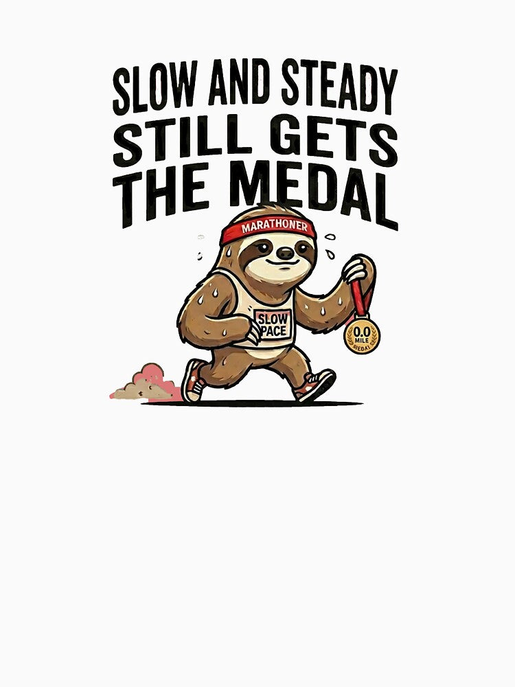 Sloth Marathon Runner by BulldogStudio