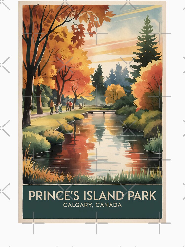 Calgary Vintage Travel Poster by TravelerRat