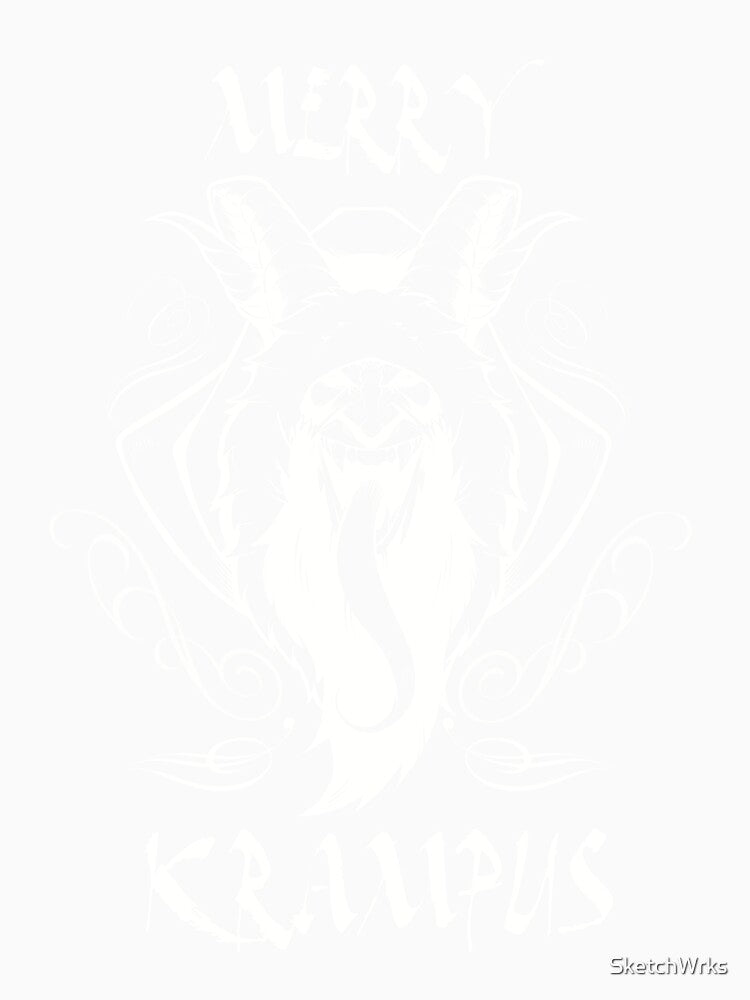 Ah Merrry White Krampus by SketchWrks