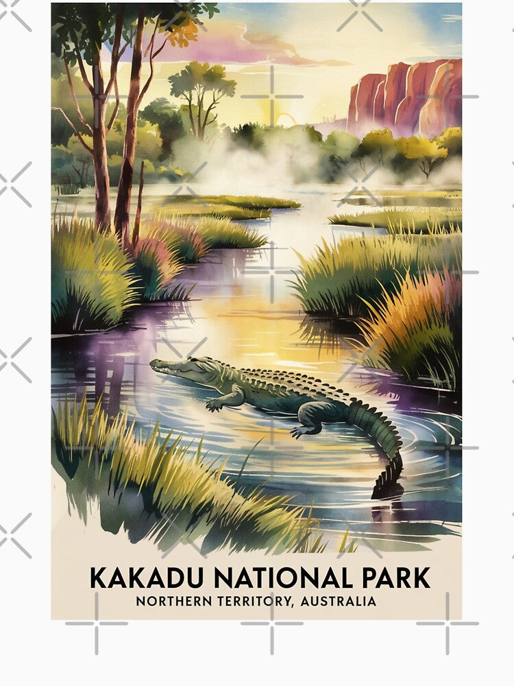 Darwin Vintage Travel Poster by TravelerRat