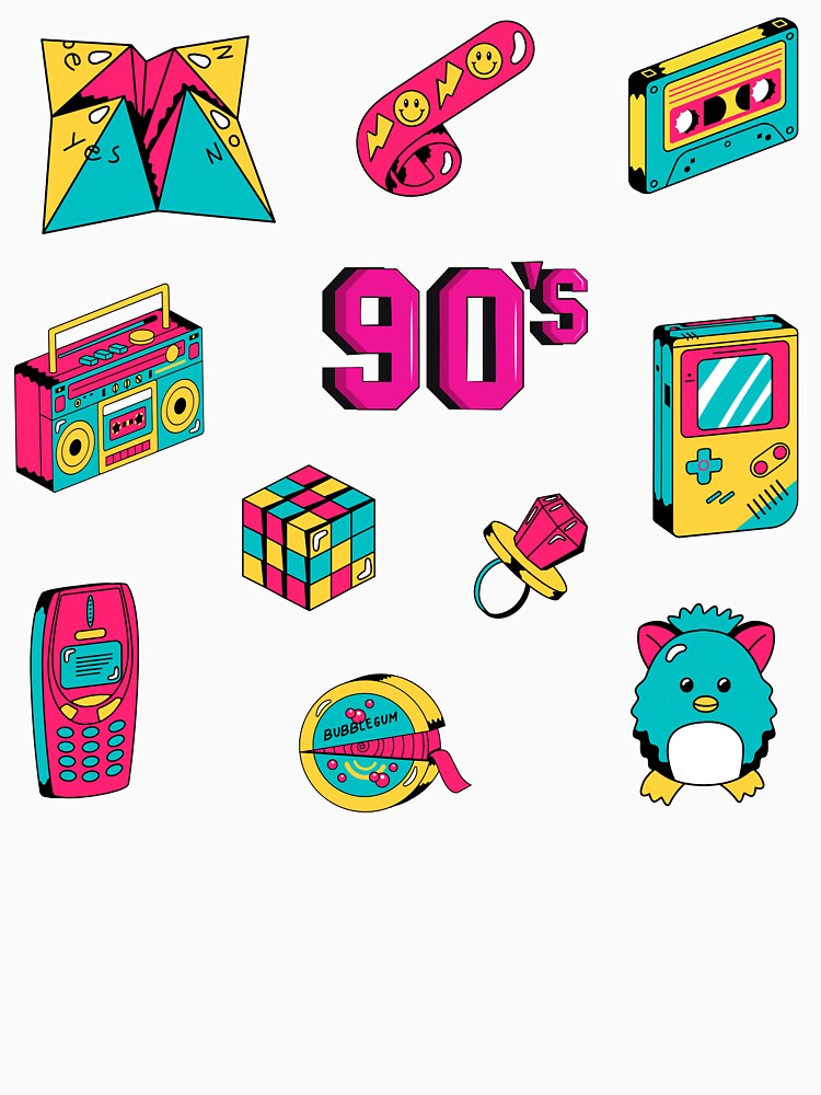 90s Kid Sticker Pack by m95sim