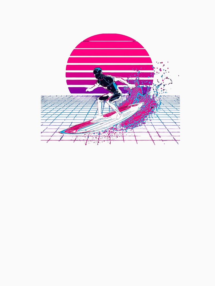 Synthwave Surfer by garts