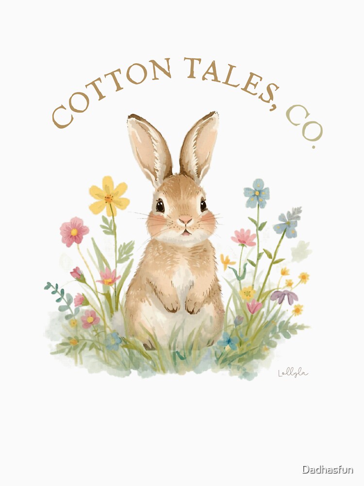 Cotton Tales Bunny Spring Time Design by Dadhasfun