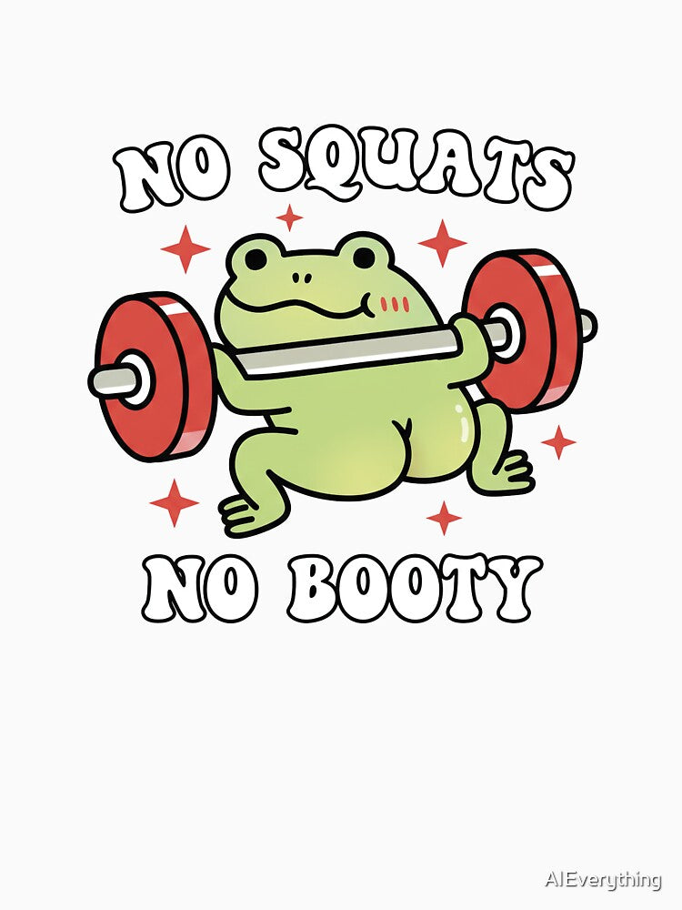 No Squats No Booty by AIEverything