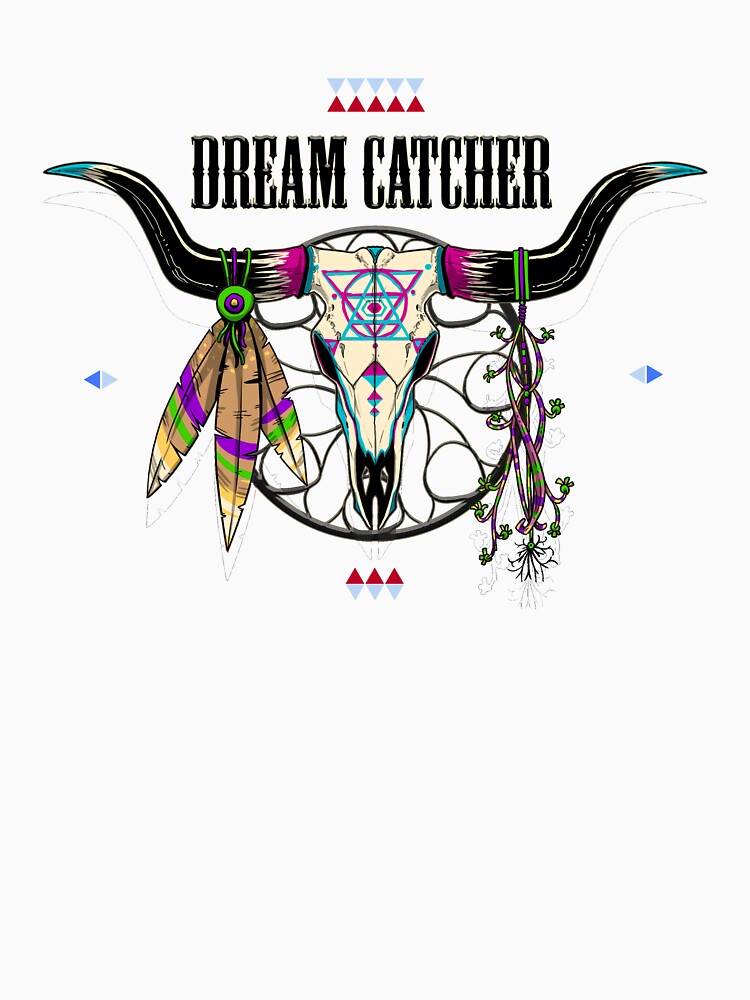 dream catcher - bull skull art by hayrpictures