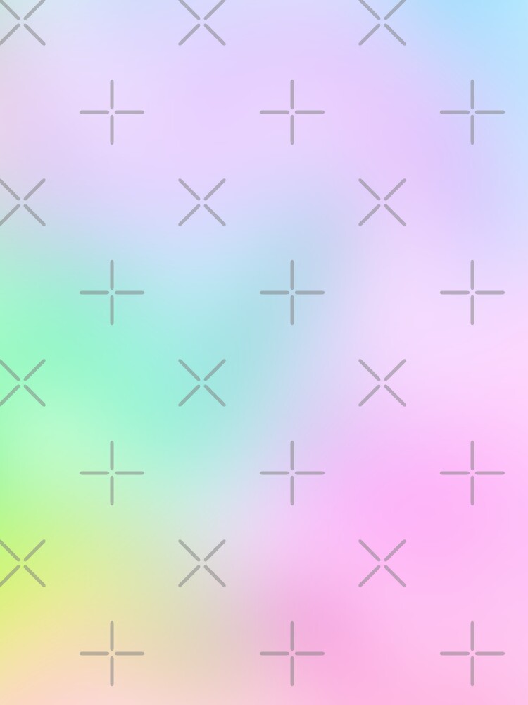 Soft pastel rainbow gradient aesthetic by FreshPrintini