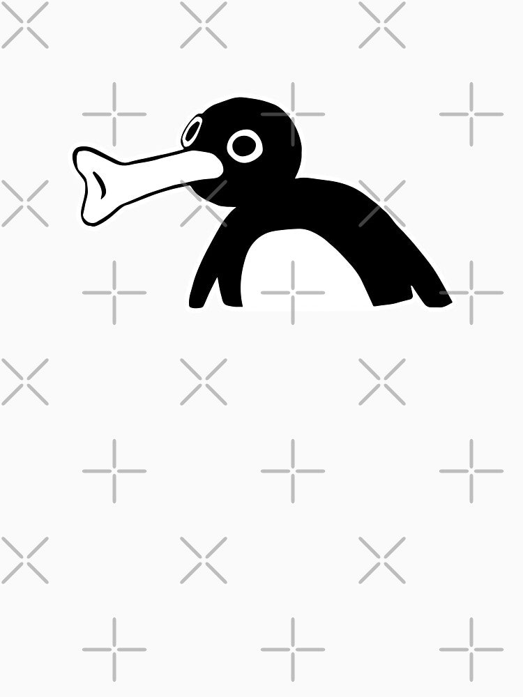 Pingu Meme (Coral Pink BG) by FilipeFerreira