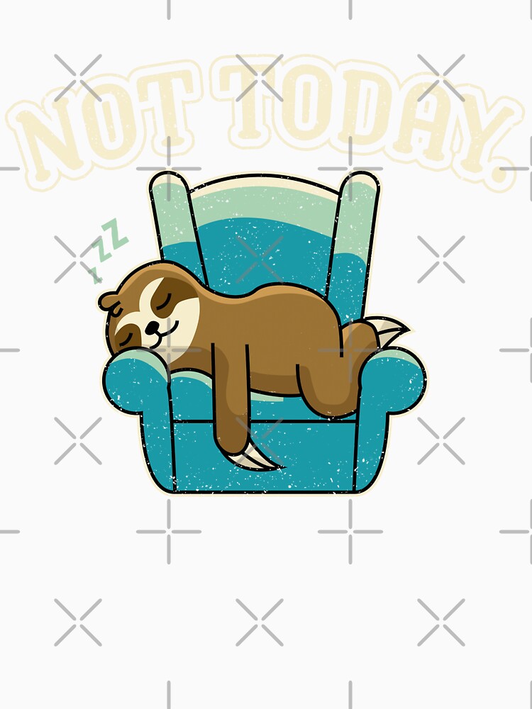 not today sloth by VinagreShop