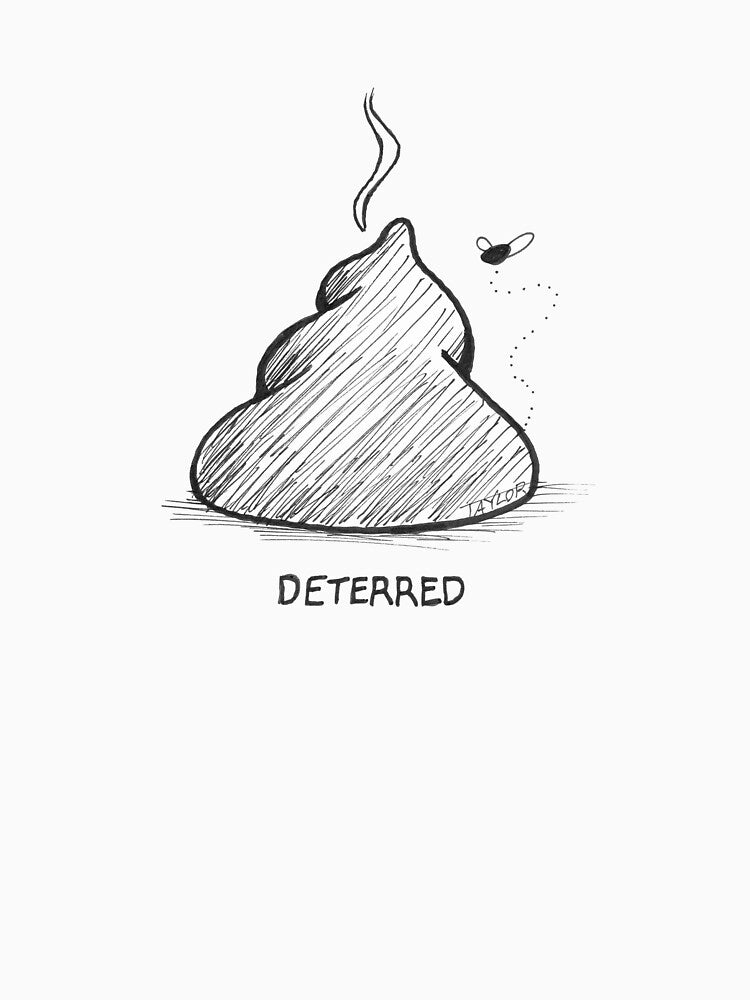 Funny Deterred Poop Pun Comic by PumpkinPieComic