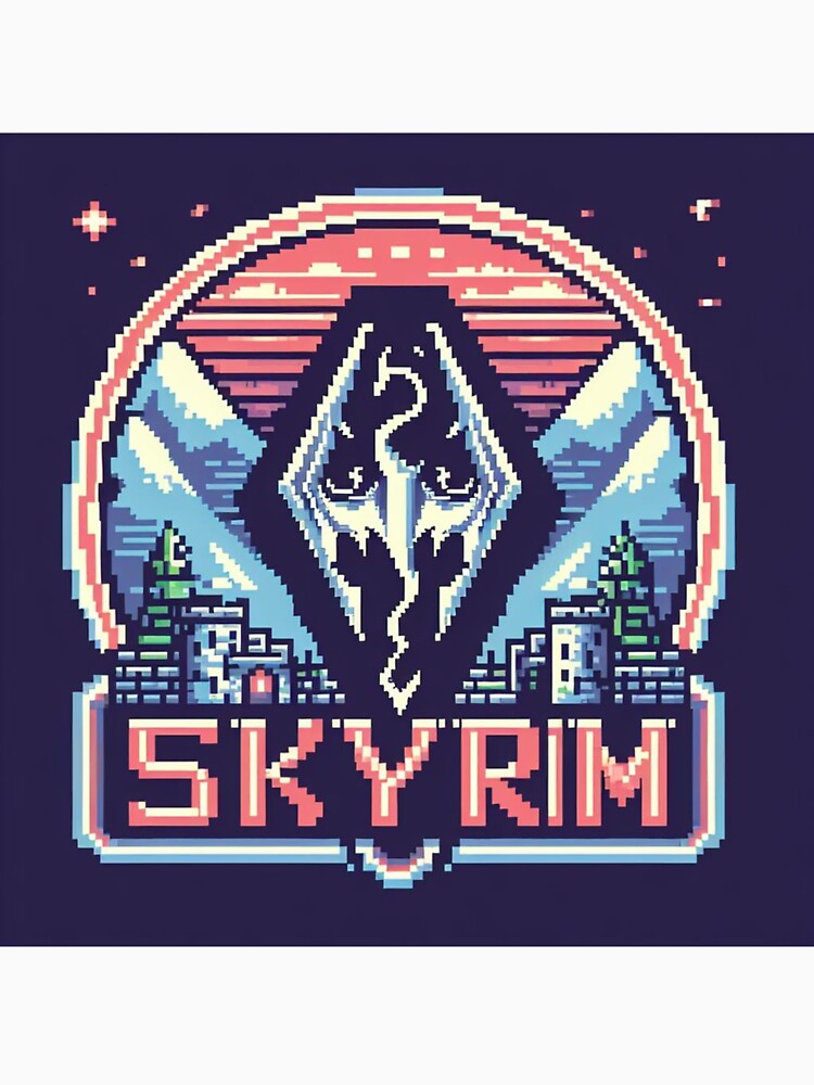 Skyrim Castle Pixel Art by Jake-Carter0