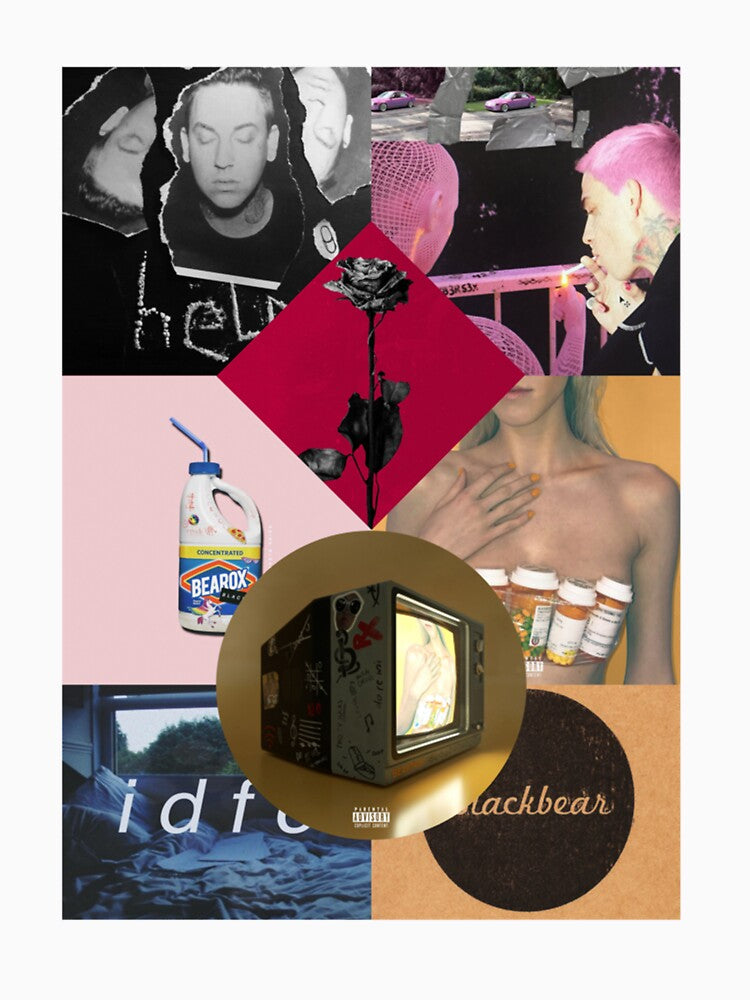 blackbear album cover collage by bandshwa