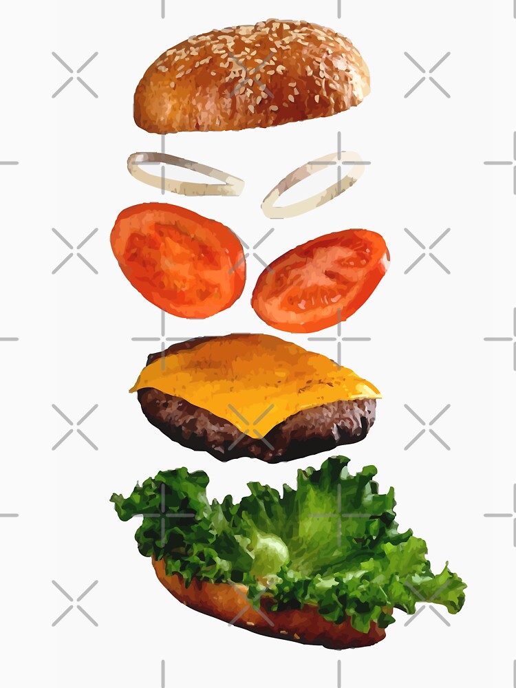 Deconstructed Burger by CyberWindow