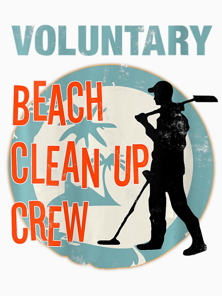 Womens Beach Clean Up Crew Metal Detecting Treasure Hunt Accessory V-Neck by MonterMo