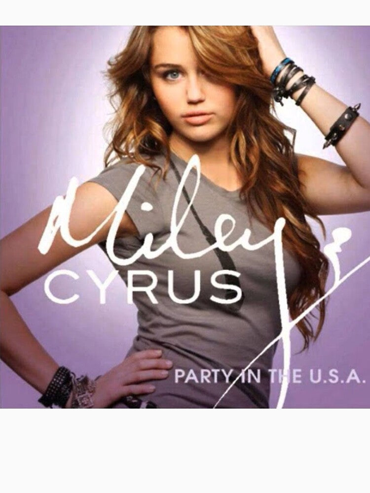 Party In The USA Cyrus Poster by Victoriaollive