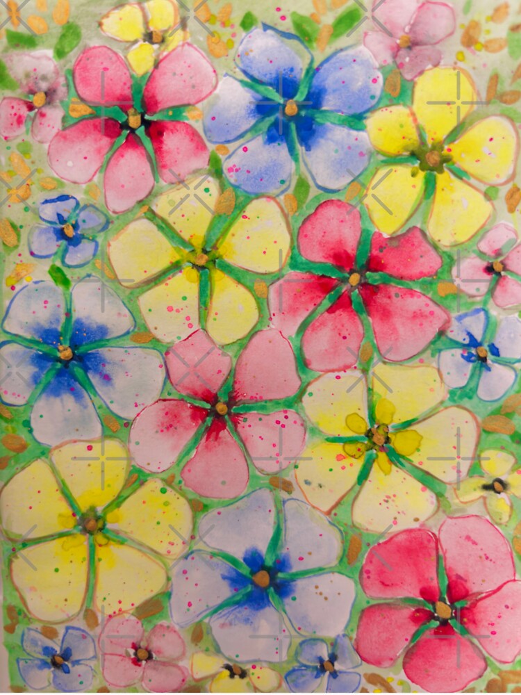 Vibrant Flowers by Tanuishi