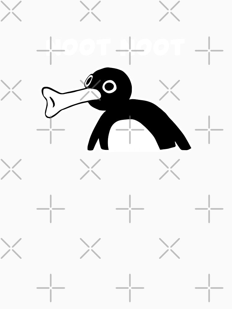 Noot Noot Pingu Meme (Coral Pink BG) by FilipeFerreira