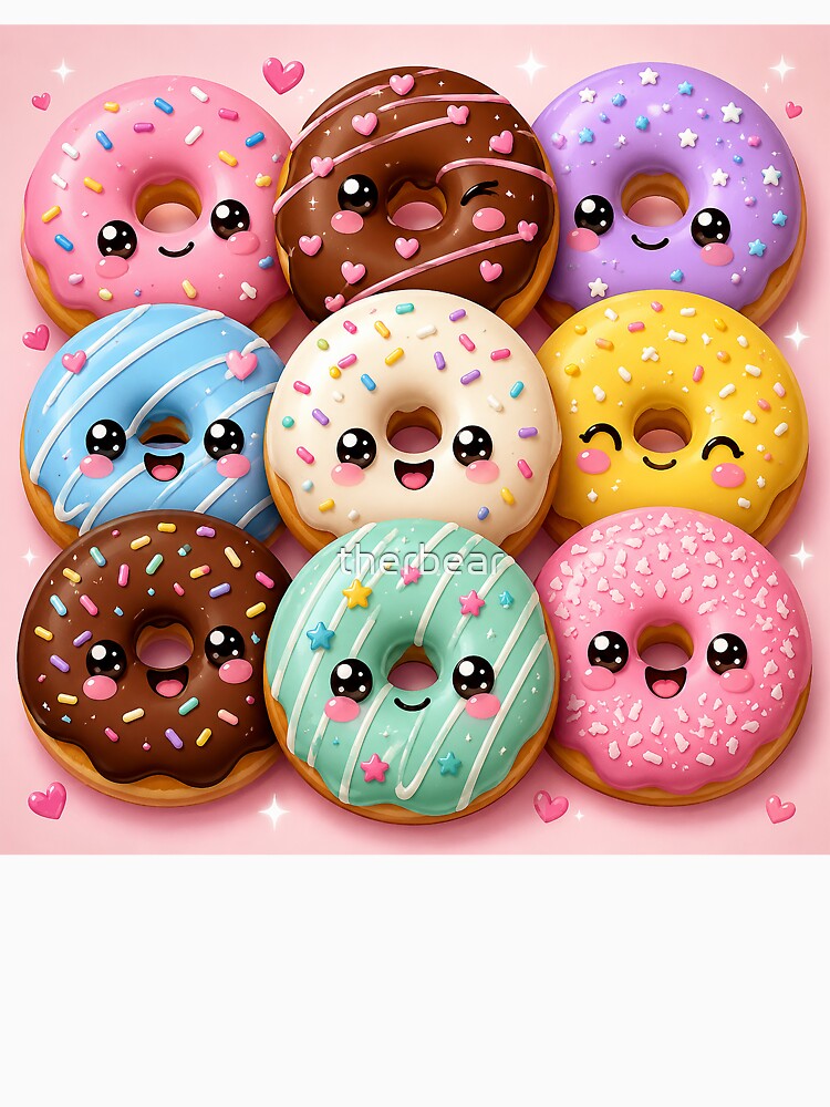 Donut kawaii by therbear