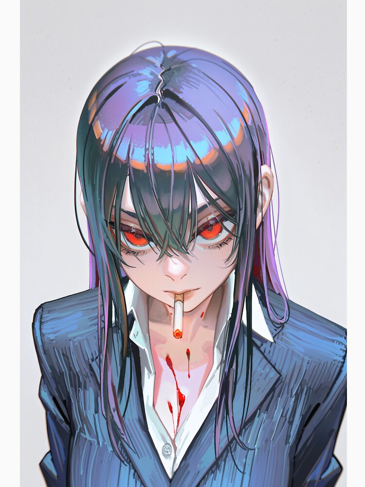 Dark Anime Girl Noir Illustration Art by HERRSCHER AGGA STUDIO