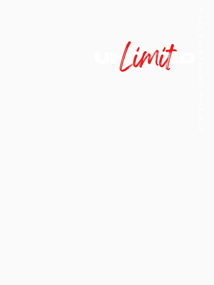 Unlimited T-shirt by BTCdesing