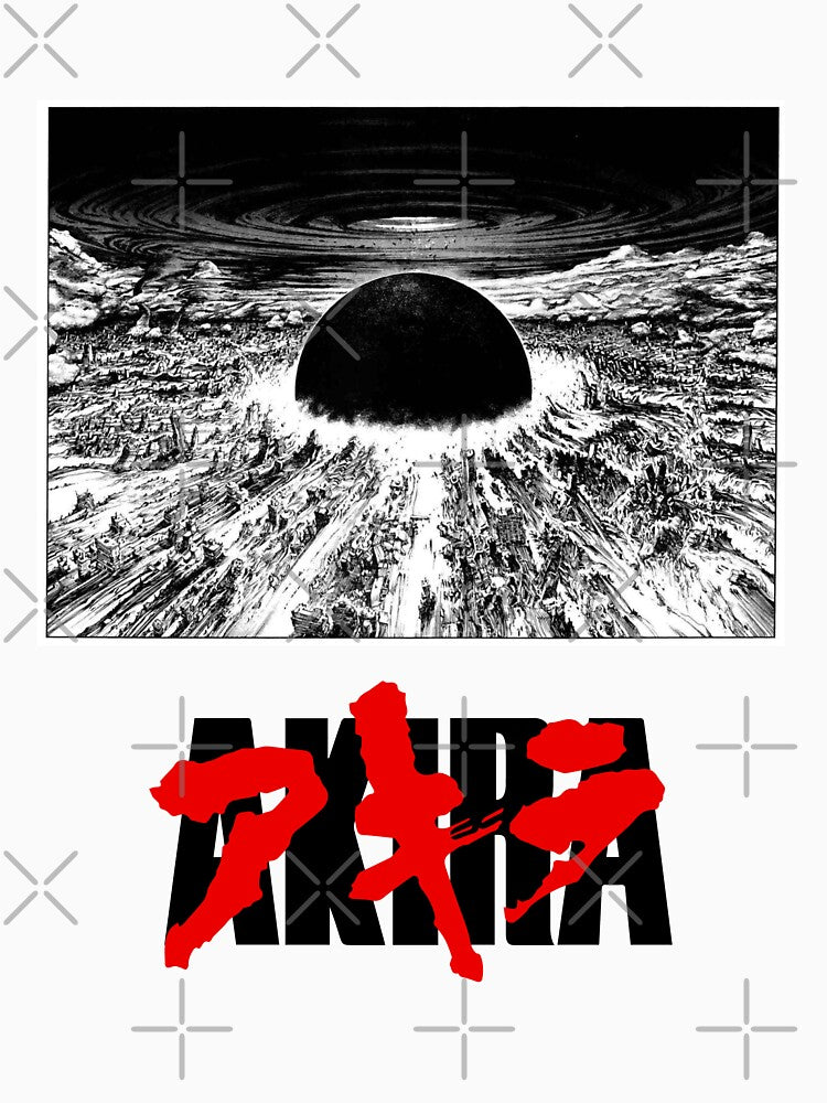Akira Explosion with Logo by bananashirts