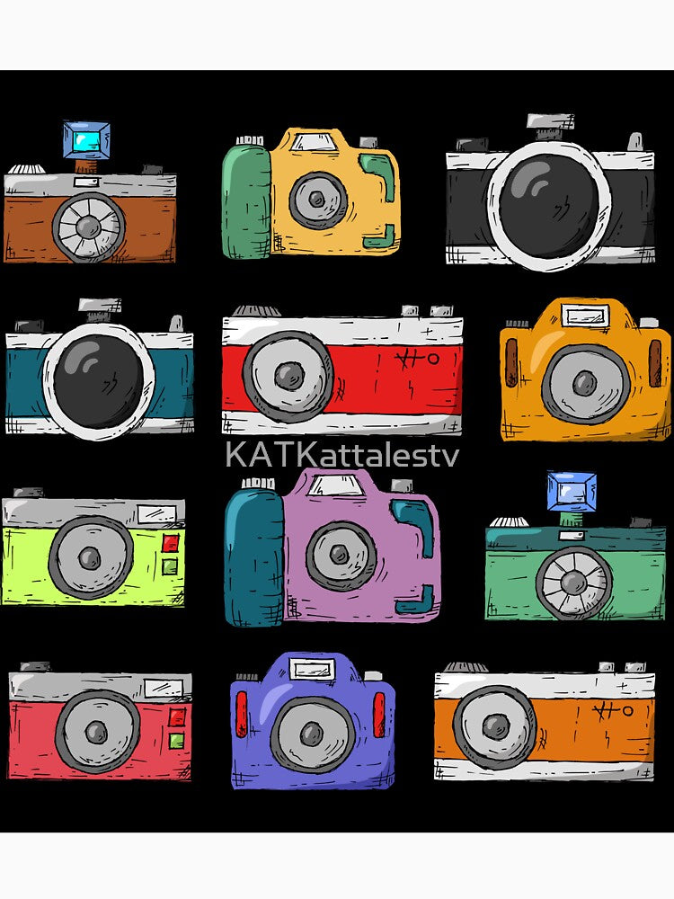 Cameras on Black by KATKattalestv