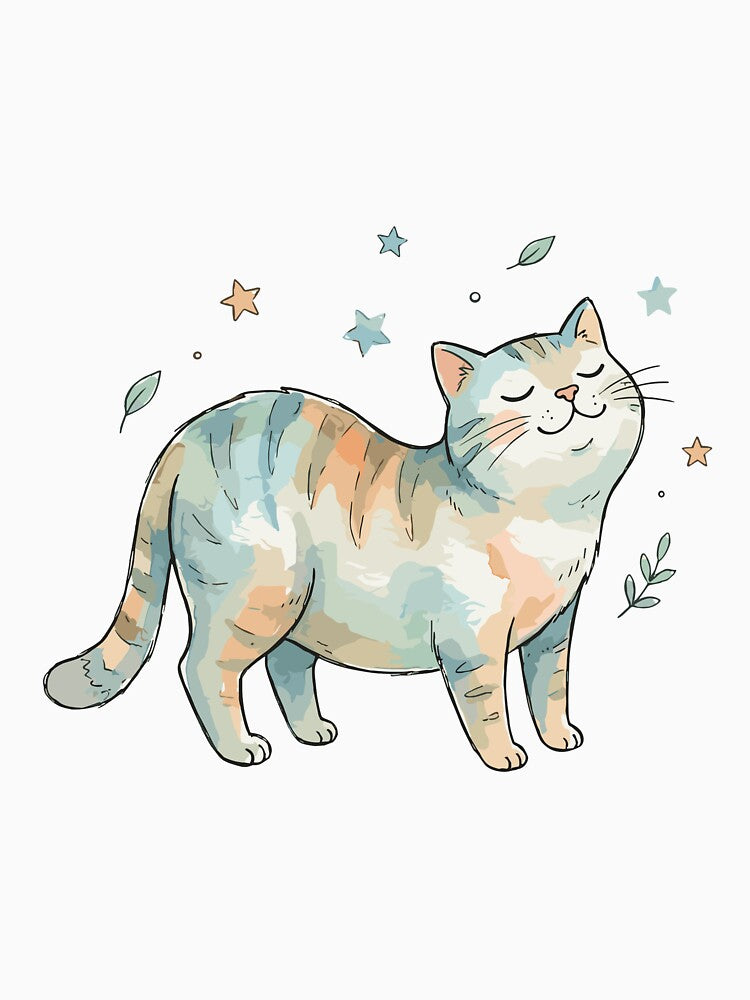 Cute Yoga: Cat-Cow Serenity by bapupa
