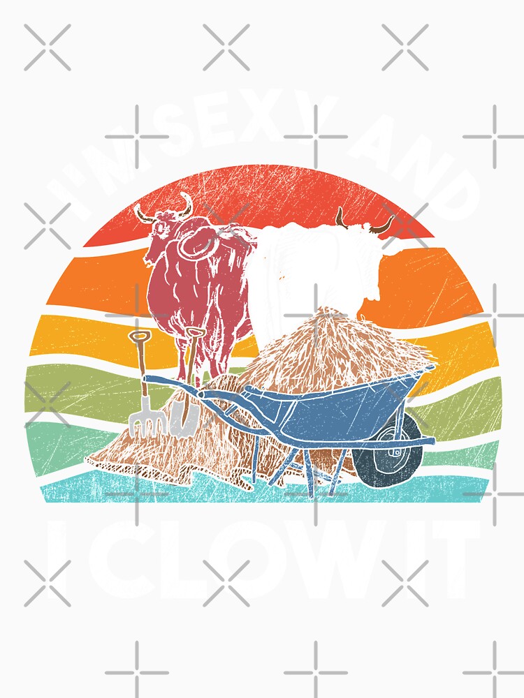 Vintage Cattle Dung Clow Ranch Owner Cow Manure Sexy Farmer by TheAplus