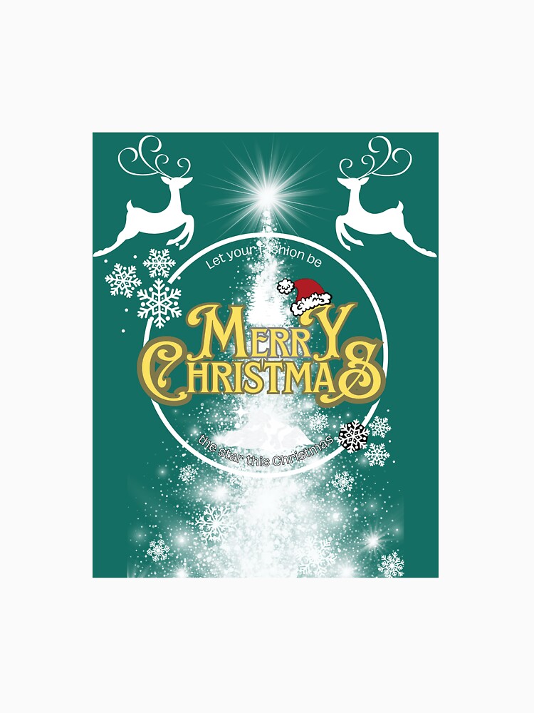 Christmas T-shirts,Christmas Clothes Light Green by ysogoodsshop