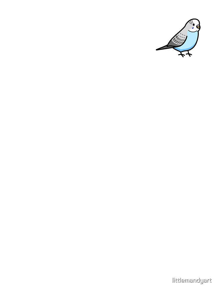 Blue Budgie by littlemandyart