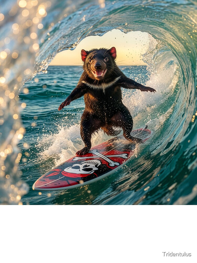 Surfin' Tasmanian Devil by Tridentulus