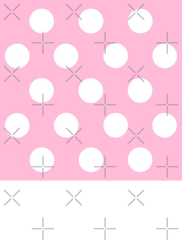 Large WHITE and COTTON CANDY PINK POLKA DOTS by RachelMacht