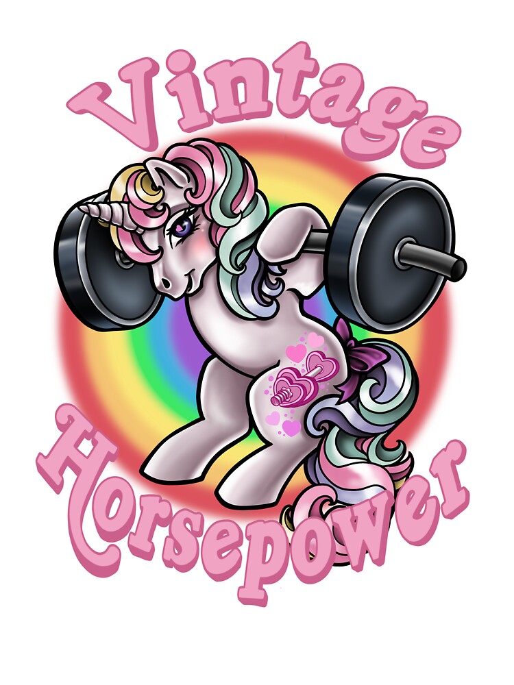 Vintage Horsepower Rainbow by CeceLeeTattoos