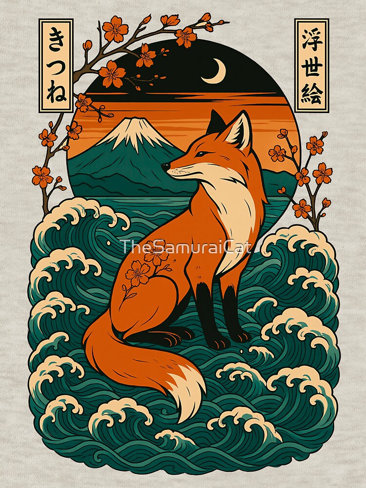 Simple Japanese Fox by TheSamuraiCat