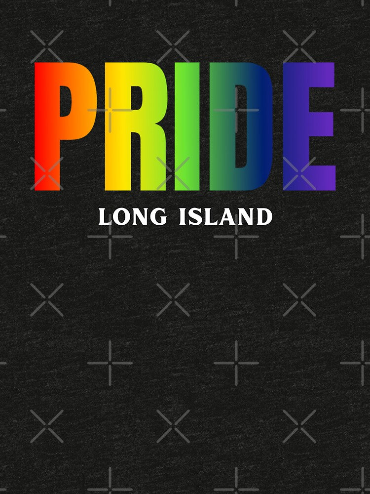 Long Island Pride t-shirt, Rainbow color pride LGBTQ graphic t-shirt, Pride unisex t-shirt by PrideBeProud