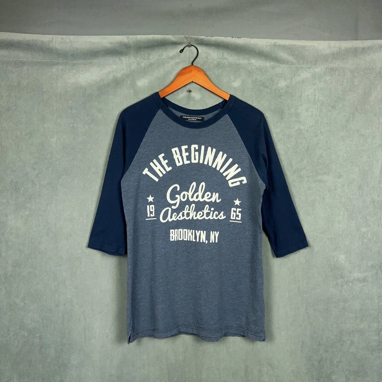 Golden Aesthetics t shirt Mens Size Medium "The Beginning" Gym Bodybuilding