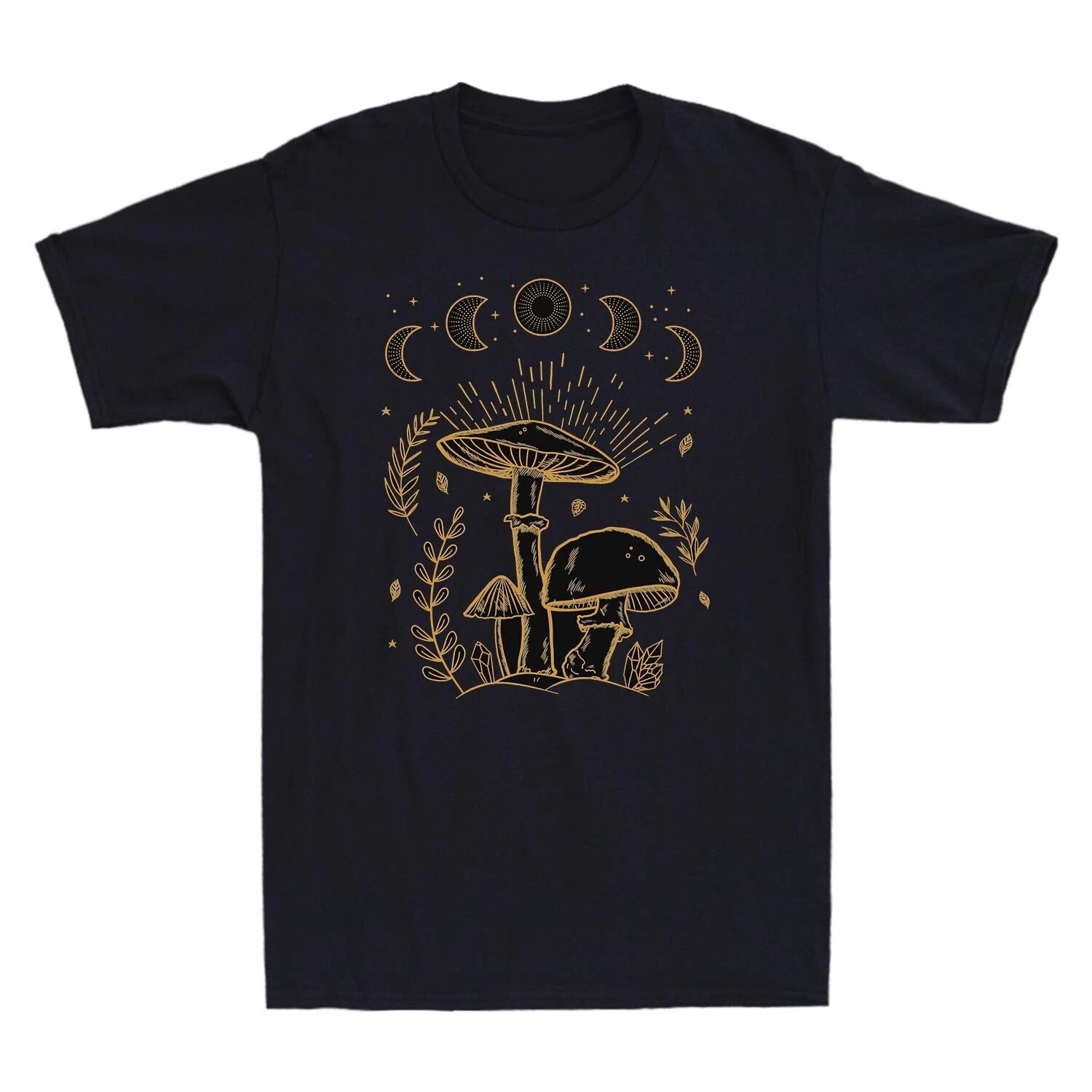Goblincore Aesthetic Dark Academia Cottagecore Mushroom Funny Men's T-Shirt Tee