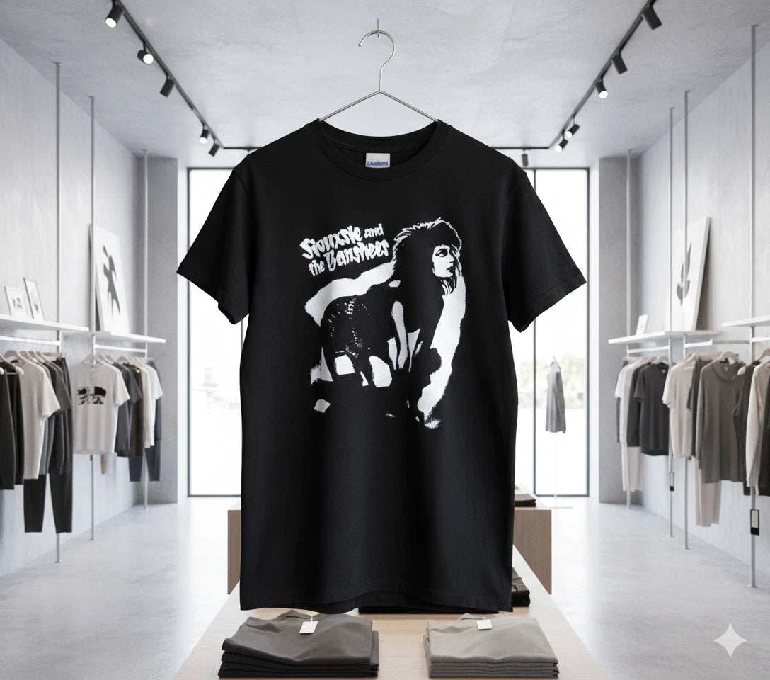 Siouxsie and the Banshees Black Graphic Band T-Shirt Punk Rock Tee - T109