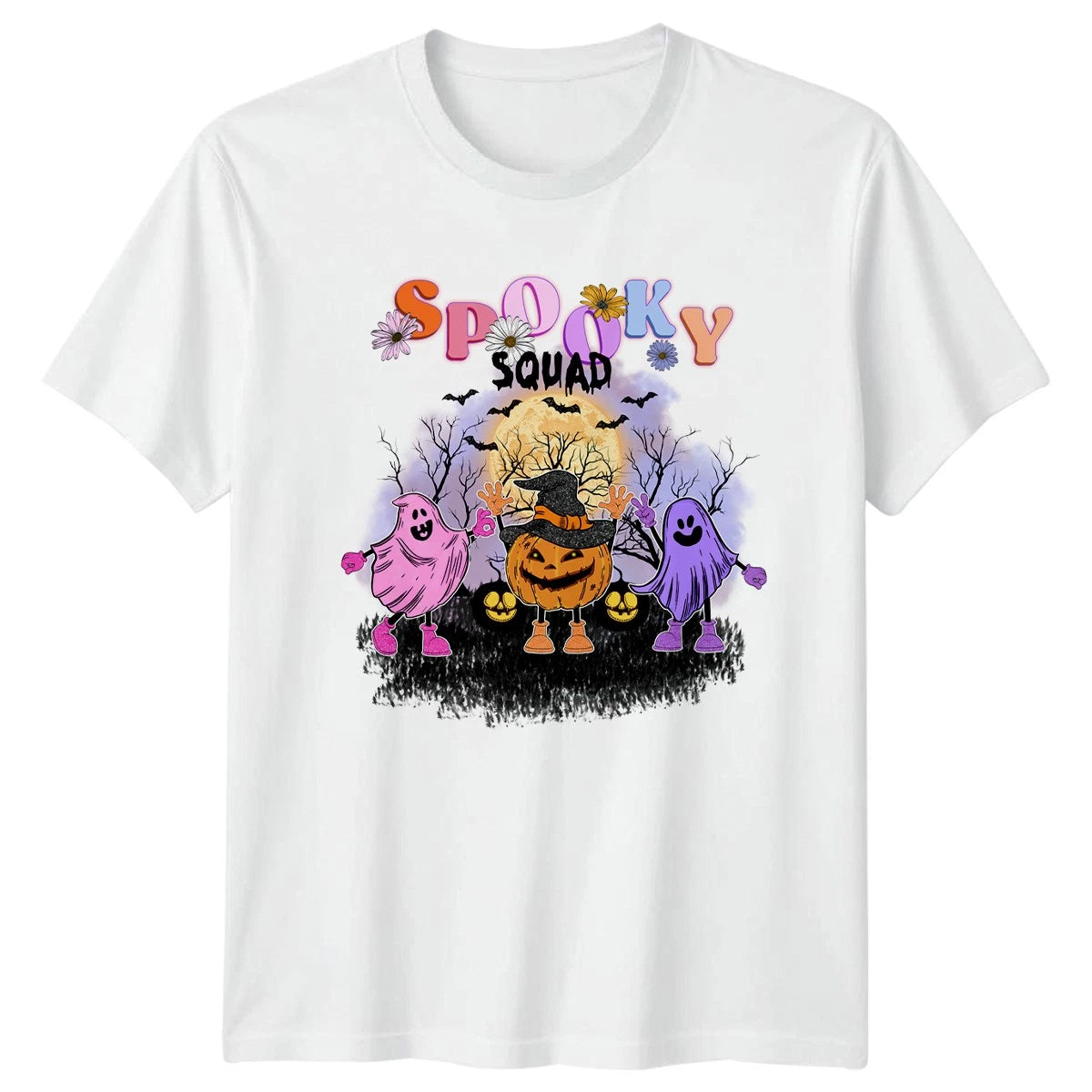 Spooky Squad T-Shirt Spooky Cute Halloween Gift For Him And Her
