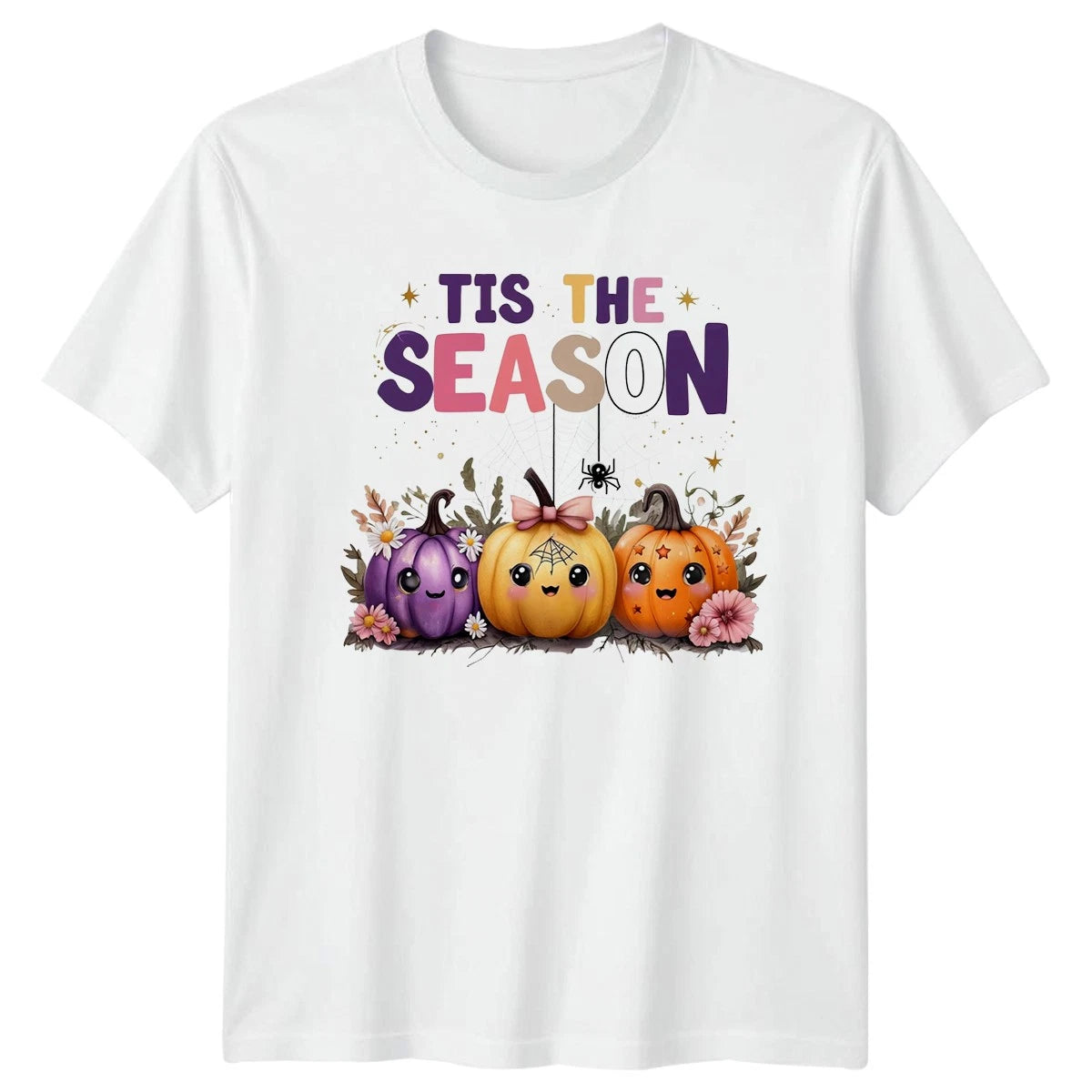 Tis The Season T-Shirt Cute Halloween Kawaii Pumpkins Gift For Him And Her
