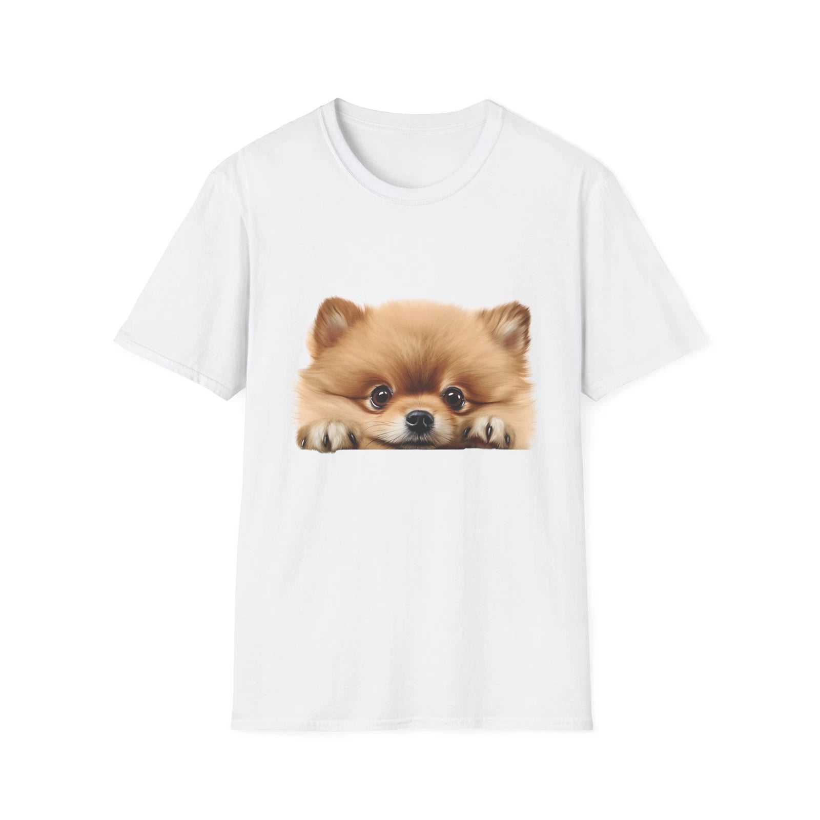 Cute Pomeranian Dog T-Shirt, Pet Lover Gift, Dog Mom Apparel, Animal Tee,