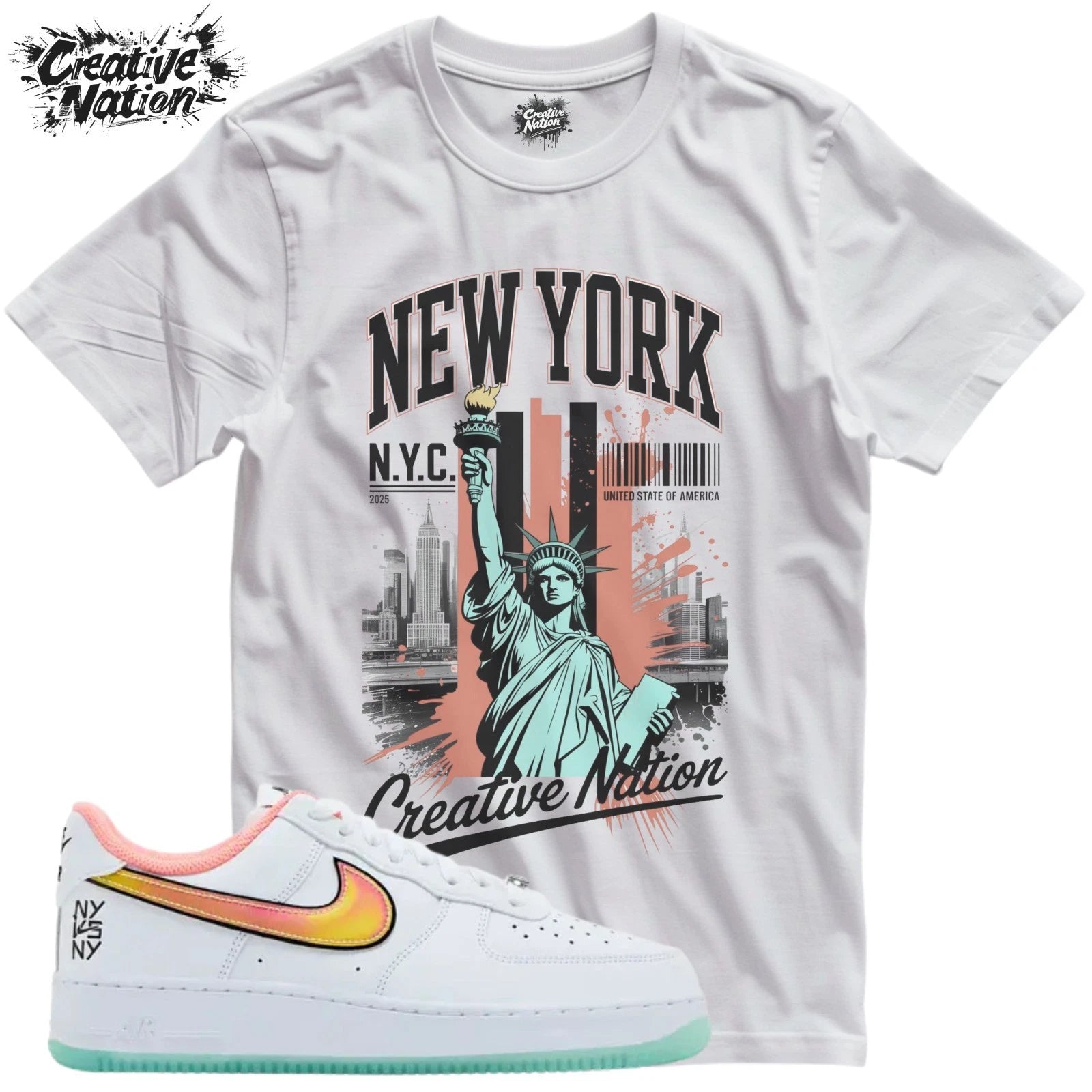 Shirt To Match NY Unisex Tee Sneaker Shirt New York Shirt