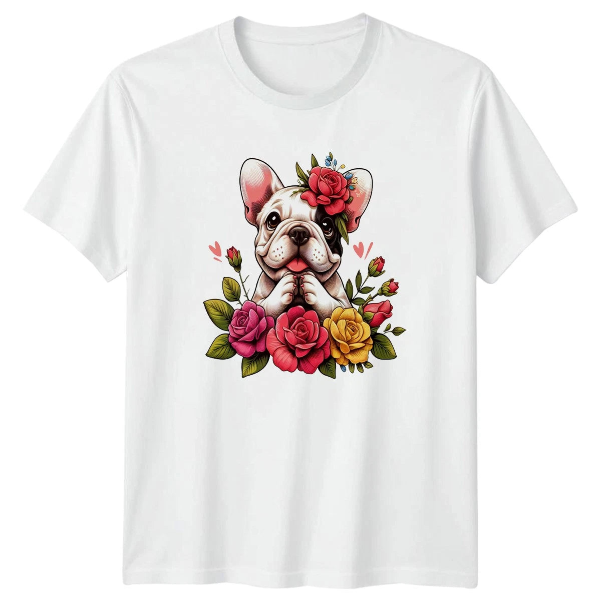 This Floral French Bulldog Is My Womens T-Shirt French Bulldog