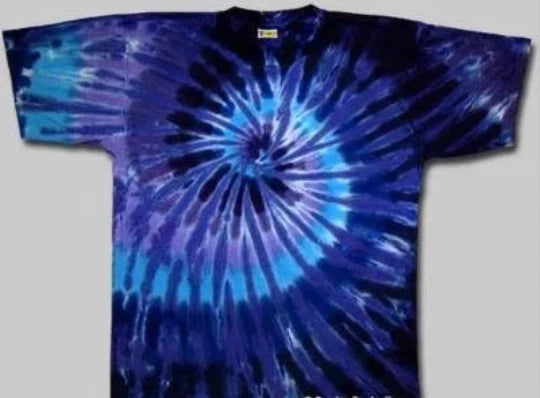 Blue Tie Dye shirt - Purple and Blue tie dye shirt - Blue Purple dyes All sizes