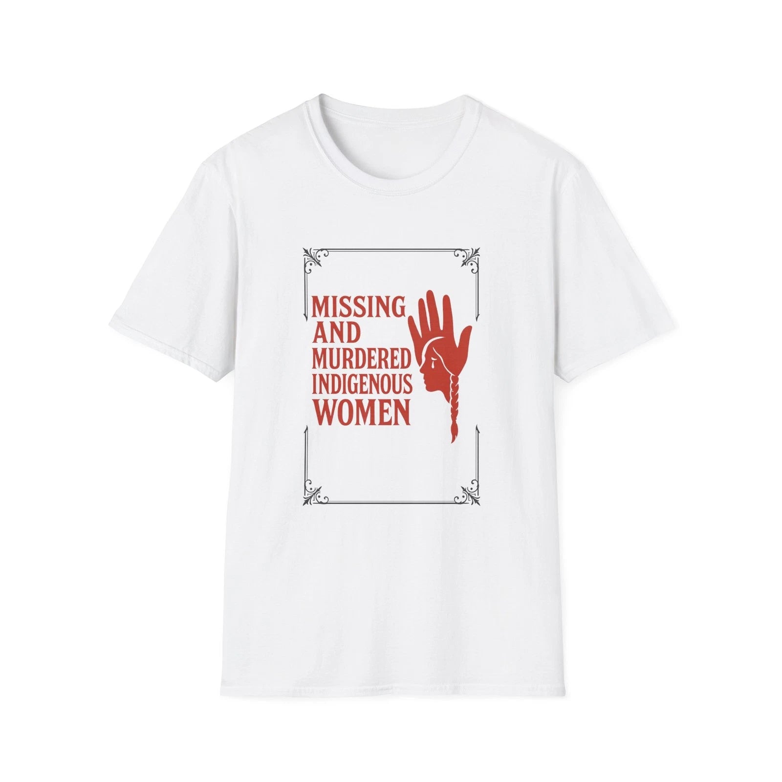 Softstyle Shirt Missing Murdered Indigenous Women Awareness, Activism, Gift