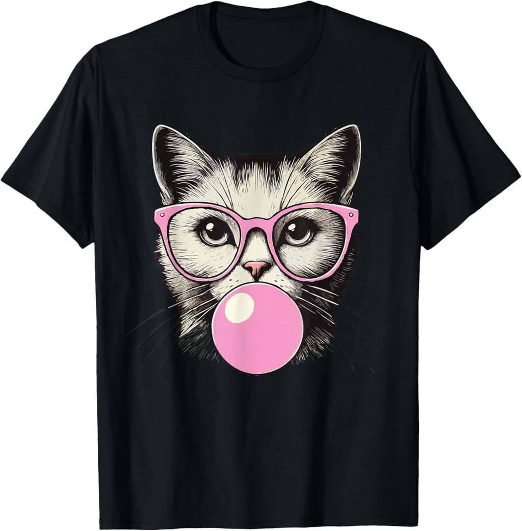 Cute Cat Shirt for Women Funny Cat Lovers T-Shirt