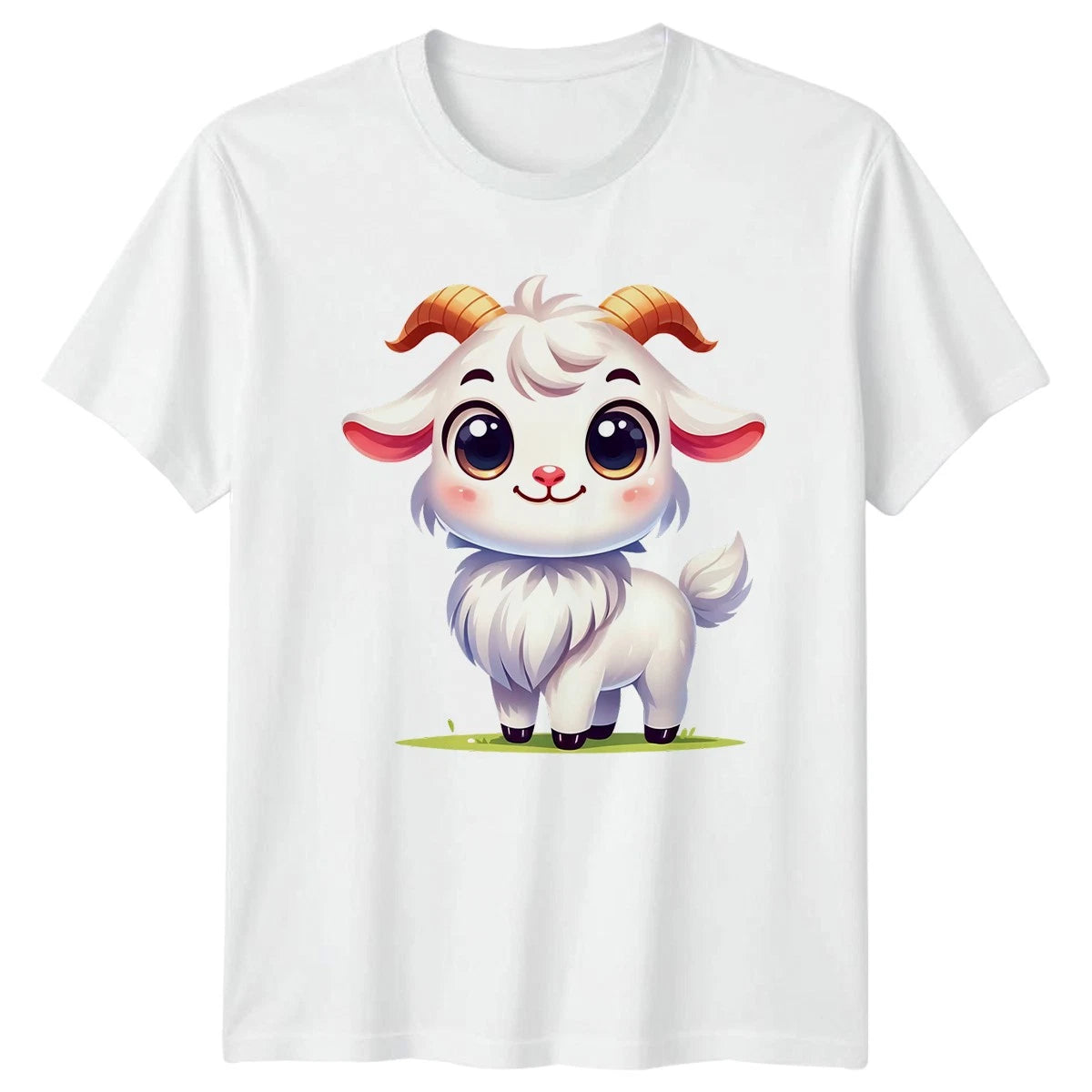 Cute Baby Goat Farm Animal Mens Womens Graphic Tee Unisex Shirt